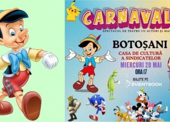 Botoșani: „Bingo și Bluey – Carnavalul” aduce magia pe scena Casei de Cultură a Sindicatelor