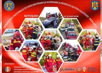 Competiția Națională de Descarcerare și de Acordare a Primului Ajutor Calificat va fi organizată la Botoșani