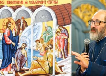 „N-am om să mă arunce în scăldătoare”. Istoria de la scăldătoarea Vitezda din Duminica a patra după Paști cu Părintele Constantin Necula