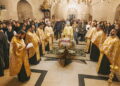 Slujbă arhierească la Biserica Vovidenia din Botoșani