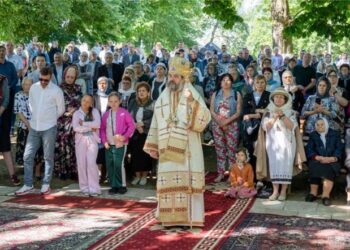 PS Nichifor Botoșăneanul a slujit la hramul Mănăstirii Bucium
