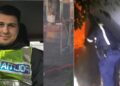 Tânăr polițist din Săveni și-a pus propria siguranță în pericol pentru a salva viața unei persoane aflate într-o situație critică