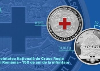 BNR dedică o emisiune numismatică Societății Naționale Crucea Roșie la aniversarea a 150 de ani de la înființare