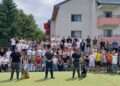 Tinerii români de pretutindeni vizitați de jandarmi în tabăra Agafton