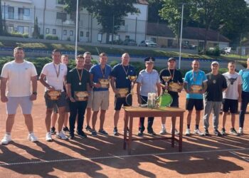 Locul II pentru un pompier botoșănean la etapa finală a „Cupei A.S.P.R.” la tenis
