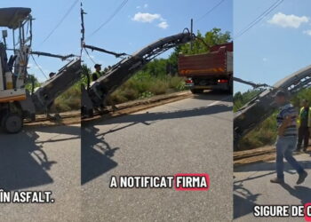 Lucrări de remediere pe drumul Poiana – Petcu – Icușeni Vale din comuna Vorona