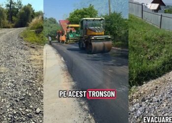 Lucrări de asfaltare în comuna Vorona