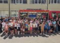Elevii de la Liceul „Demostene Botez” din Trușești au învățat măsuri de prevenire alături de pompieri
