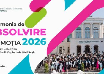 Peste 1.700 de absolvenți ai UMF Iași își vor celebra absolvirea în Piața Națiunii