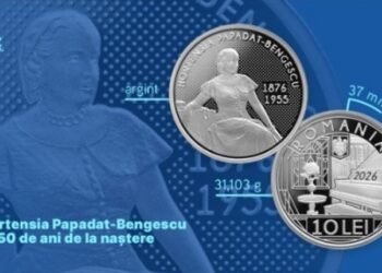 Banca Națională a României lansează o monedă din argint dedicată Hortensiei Papadat-Bengescu