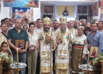 Sfințirea bisericii din Almendralejo, Spania