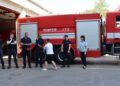 Tineri cu dizabilități intelectuale din România și Ungaria au învățat despre siguranță alături de pompierii botoșăneni