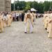 Slujbă arhierească, de praznicul Schimbării la Față a Domnului, la Mănăstirea Sângeap-Basaraba