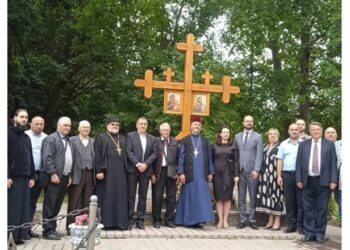 Troiță ridicată în memoria căpitanului Ioan Boroș și a celor doi camarazi ai săi, la Herța