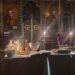 Priveghere de noapte la Biserica Pacea din Botoșani, în ajunul sărbătorii Sfinților Adrian și Natalia
