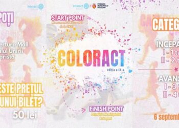 Coloract, ediția a IX-a, revine la Botoșani. Cros caritabil pentru copiii din medii nefavorizate