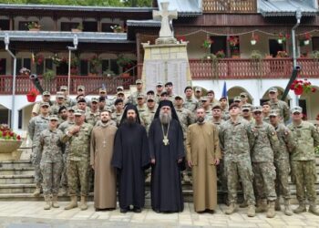 Tineri militari, în mijlocul istoriei: Tabăra „Urmașii Dorobanților” de la Mănăstirea „Înălțarea Sfintei Cruci” – Brusturi