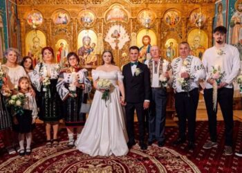 Doi tineri de la Așezământul „Sf. Leontie de la Rădăuți” și-au întemeiat o familie prin Taina Sfintei Cununii