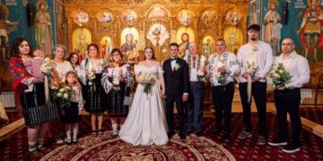 Doi tineri de la Așezământul „Sf. Leontie de la Rădăuți” și-au întemeiat o familie prin Taina Sfintei Cununii