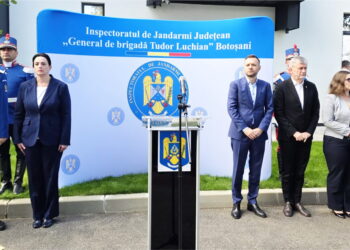 Inaugurarea noului sediu al Detașamentului 1 Jandarmi mobil Botoșani din cadrul IJJ Botoșani
