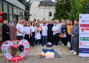 Al doilea defibrilator public, instalat la Biserica „Sfântul Ilie” din Botoșani