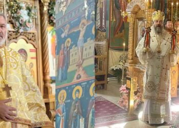 Hram la Biserica „Ziua Cruciii” din Botoșani. Preasfințitul Nechifor Botoșăneanul a oficiat Sfânta Liturghie