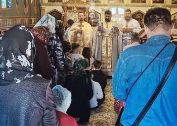 Biserica din Balta Arsă și-a sărbătorit hramul. Credincioșii s-au rugat împreună de Sfinții Ioachim și Ana