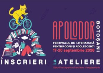Festivalul APOLODOR revine la Botoșani. Patru zile de literatură, teatru și jurnalism pentru copii și adolescenți