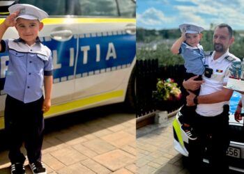 O zi de naștere cu polițiștii botoșăneni alături