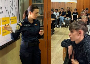 Siguranța minorilor – o prioritate a polițiștilor botoșăneni în cadrul „Săptămânii prevenirii criminalității”