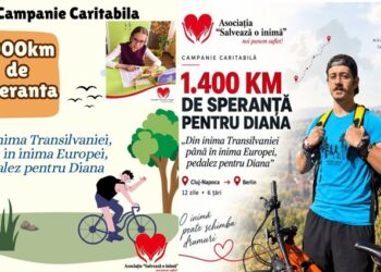 1.400 de kilometri pentru Diana. Un student din Cluj a plecat singur pe bicicletă spre Berlin ca să salveze o fetiță de 13 ani