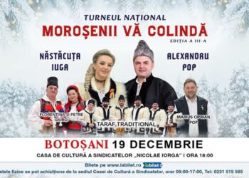 „Moroșenii vă colindă” ajung la Botoșani. Un spectacol despre Crăciunul de altădată