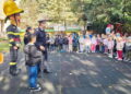 Pompierii botoșăneni s-au întâlnit s-au întâlnit cu micuții de la Grădinița nr. 6