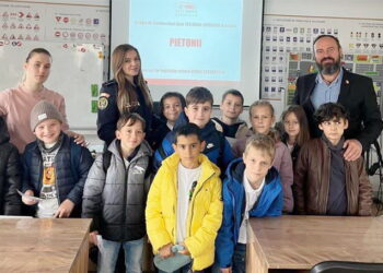 Educația rutieră începe din copilărie. Elevii clasei a II-a C de la Liceul Pedagogic „Nicolae Iorga” au învățat regulile de circulație la Teo Drive Defensive