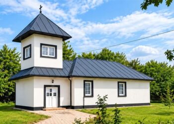 Biserica „Sfinții Apostoli Petru și Pavel” din Putrida, în plin proces de întreținere și înfrumusețare