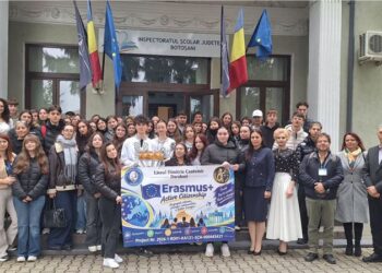 Punte educațională între România și Italia: proiectele Erasmus+ ale Liceului „Dimitrie Cantemir” Darabani, prezentate la IȘJ Botoșani